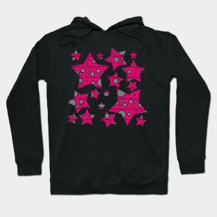 Modern Polka Dots - Royal Hoodie